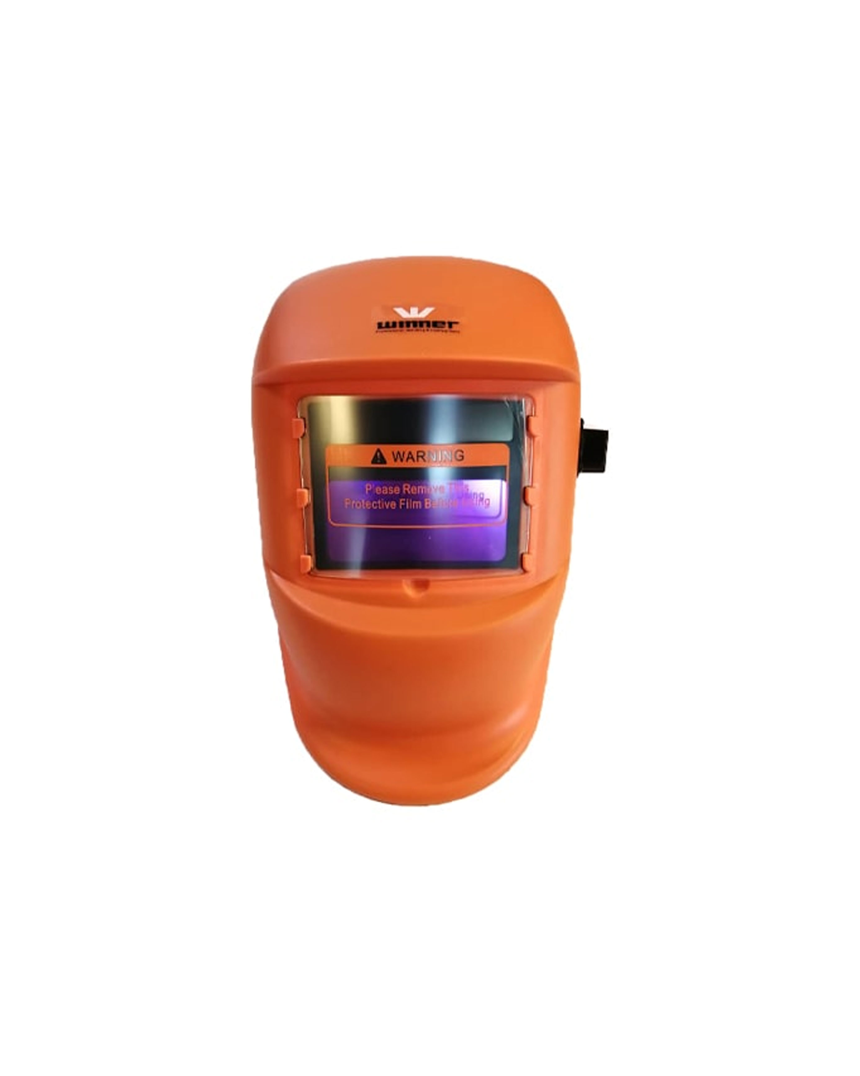 ماسک جوشکاری اتوماتیک وینر نارنجی مدل W-022N